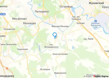 Земельный участок в Московской обл., 822 +/- 10 кв.м