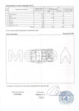Квартира в Московской обл., 43,6 кв.м, 2 комн. еще