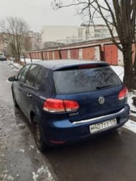 Легковой автомобиль, марка: Volkswagen, модель: Golf, год изготовления: 2012, цвет: Синий, VIN: WVWZZZ1KZDW022226, г/н: м407тт178.