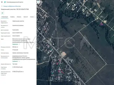 Земельный участок в Татарстане, 656 кв.м.